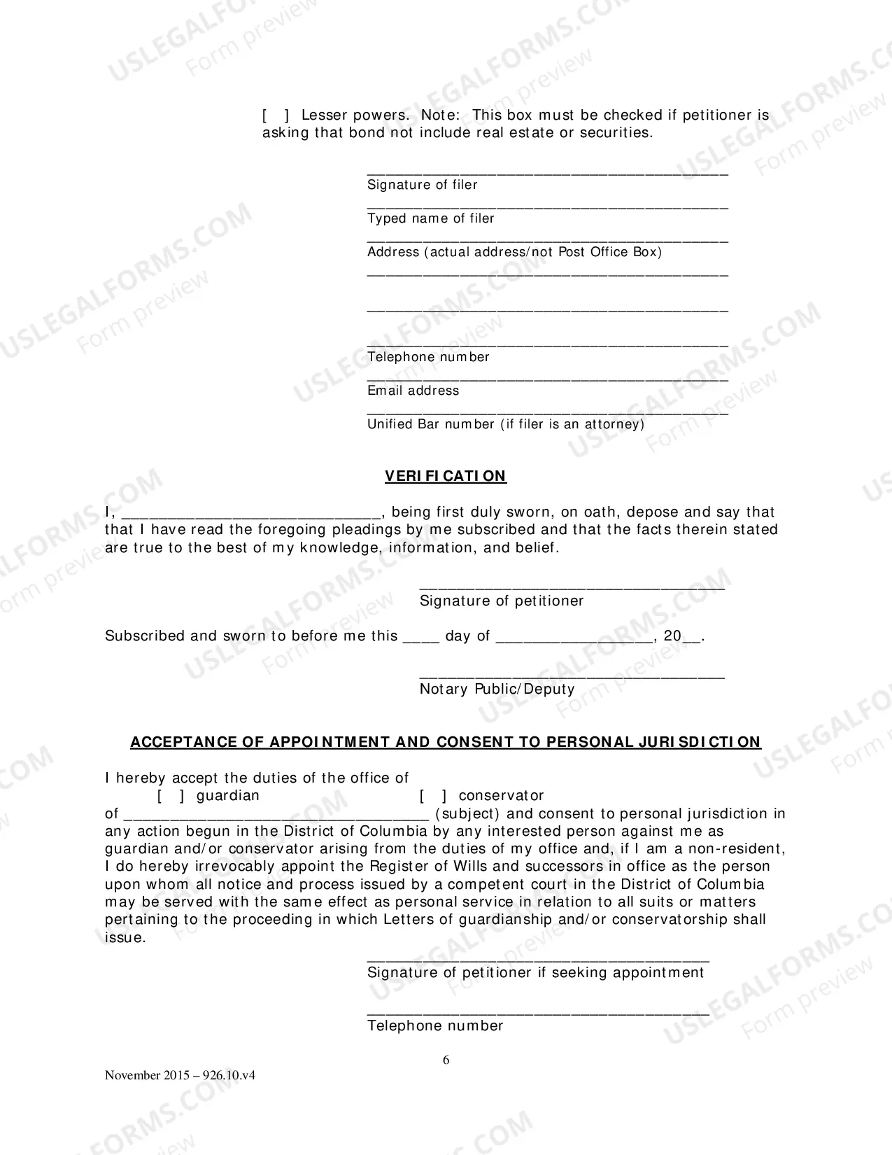 Preview Petition for a General Proceeding