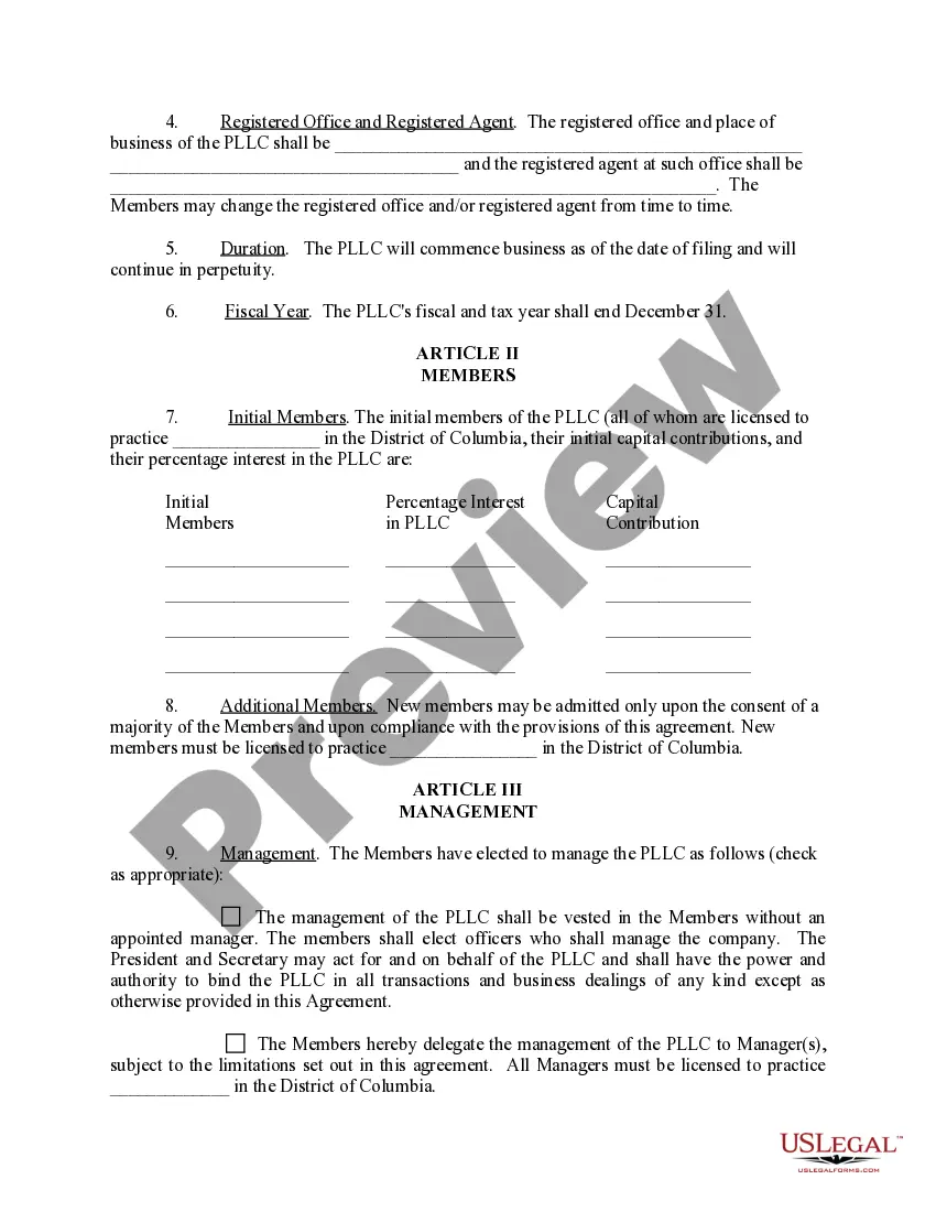 Get Sample Operating Agreement for Professional Limited Liability Company PLLC Preview Sample Operating Agreement for Professional Limited Liability Company PLLC
