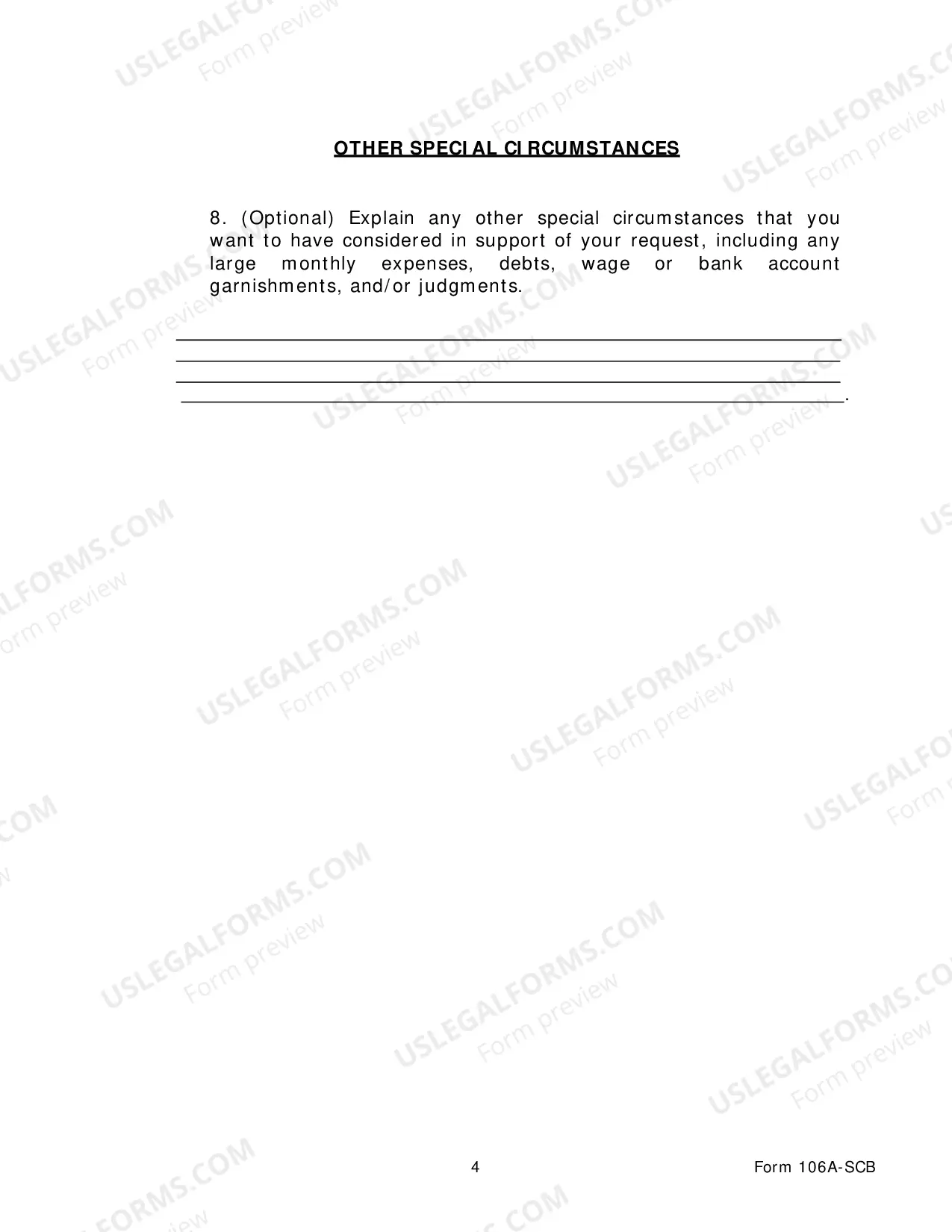 Preview Application To Proceed Without Prepayment of Costs -Small Claims