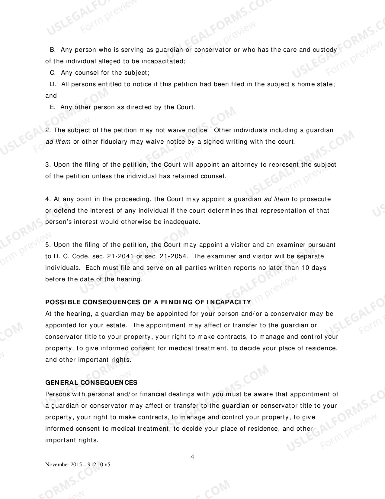 Preview Case Initiation (Int)-Notice of Initial Hearing To Subject