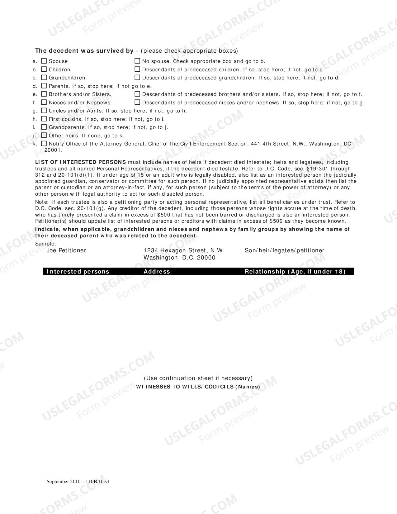 Preview Case Initiation-Standard Probate (Adm)-Petition For Probate
