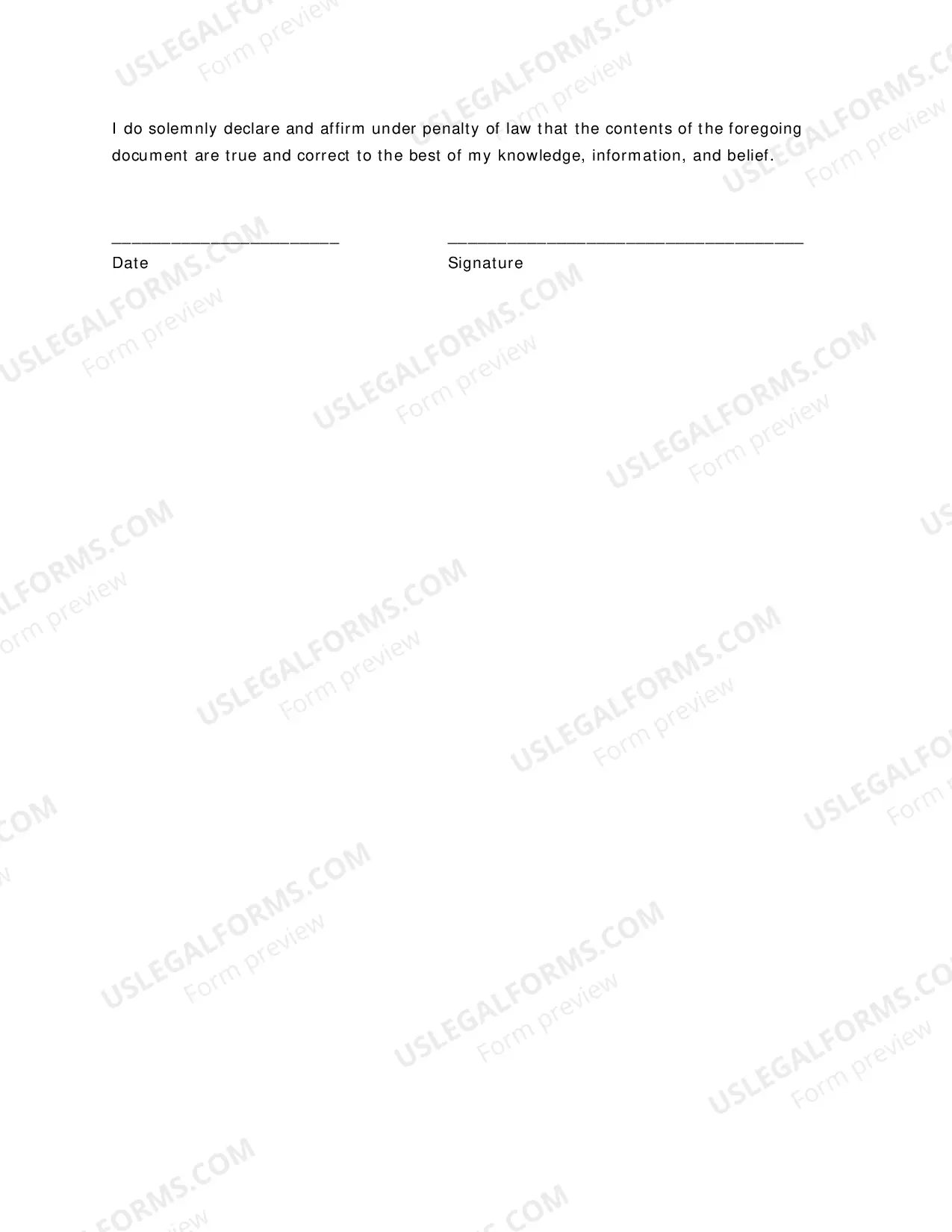 Preview Case Initiation-Standard Probate (Adm)-Verified Statement Regarding Service of Petition For Standard Probate