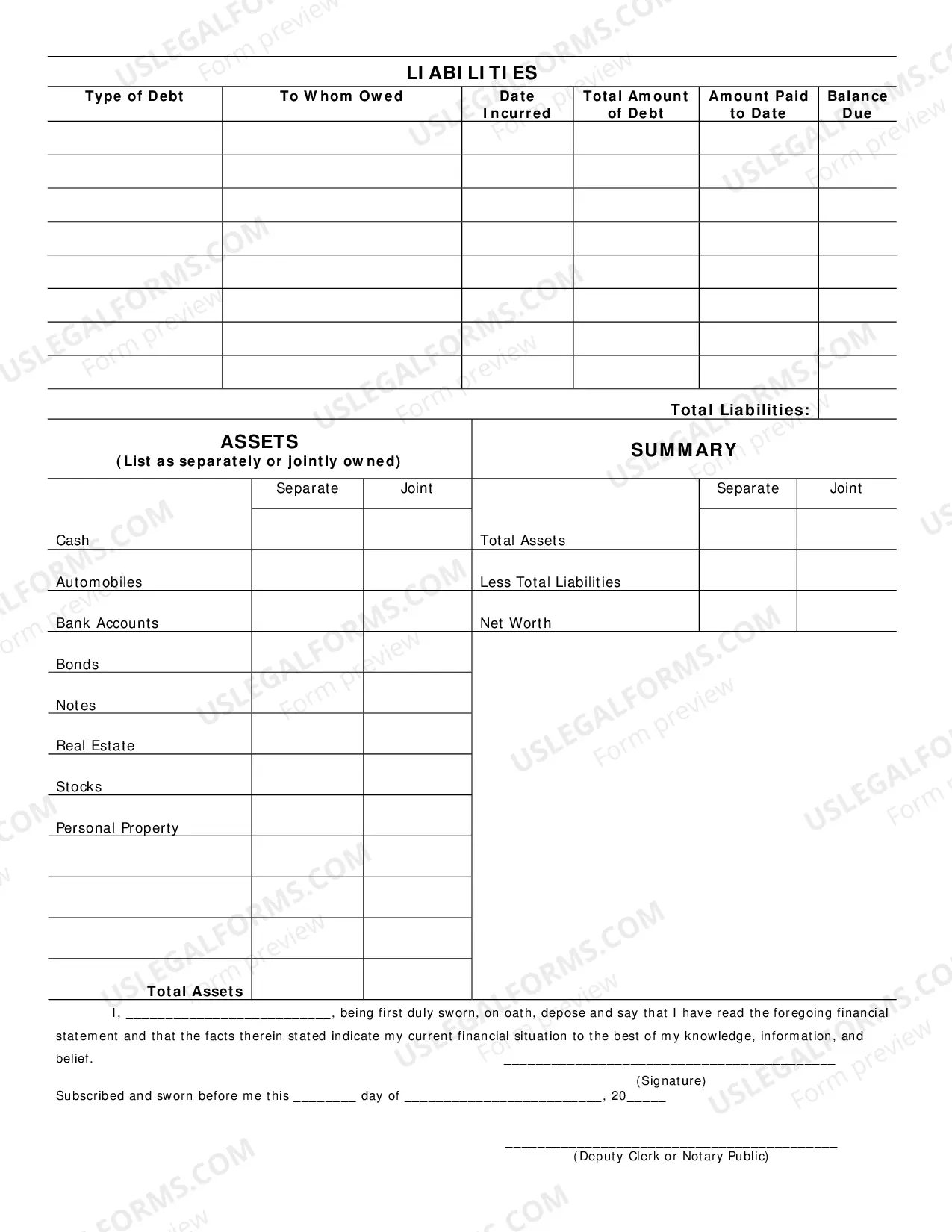 Preview General Forms (Gdn)-Financial Statement