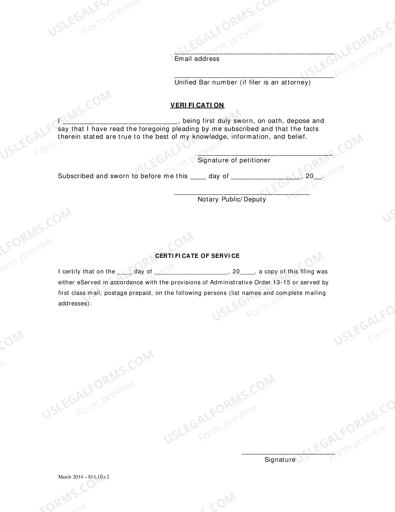Preview General Forms (Gdn)-Petition For Release of Funds Held In The Estate Deposit Account and Order
