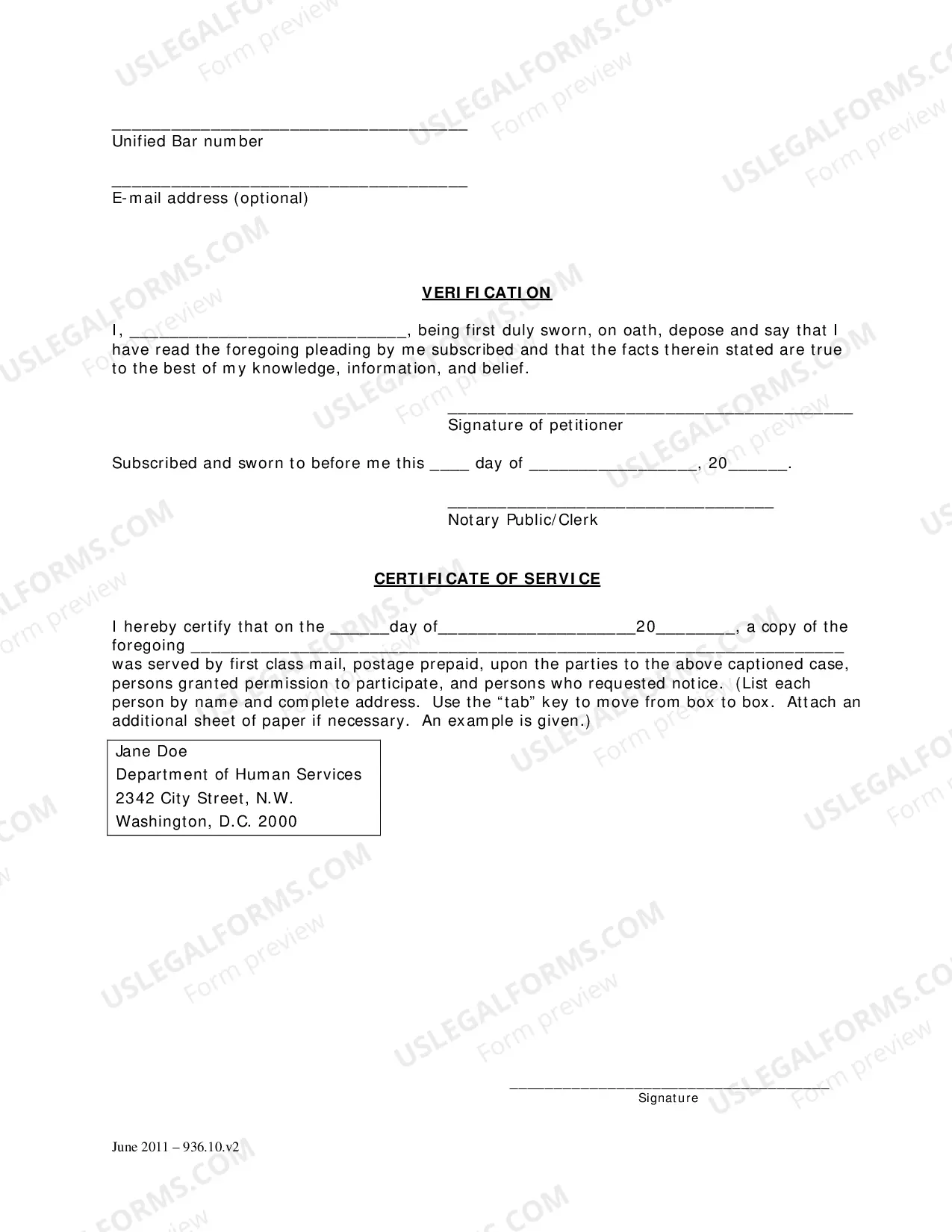 Preview General Forms (Int)-Petition To Deposit Funds Into The Estate