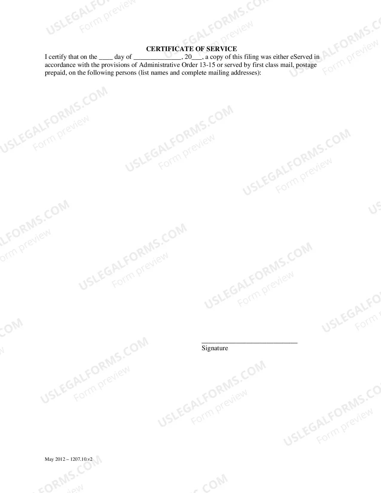 Preview General Forms (Lit)-Pro Se Motion and Order
