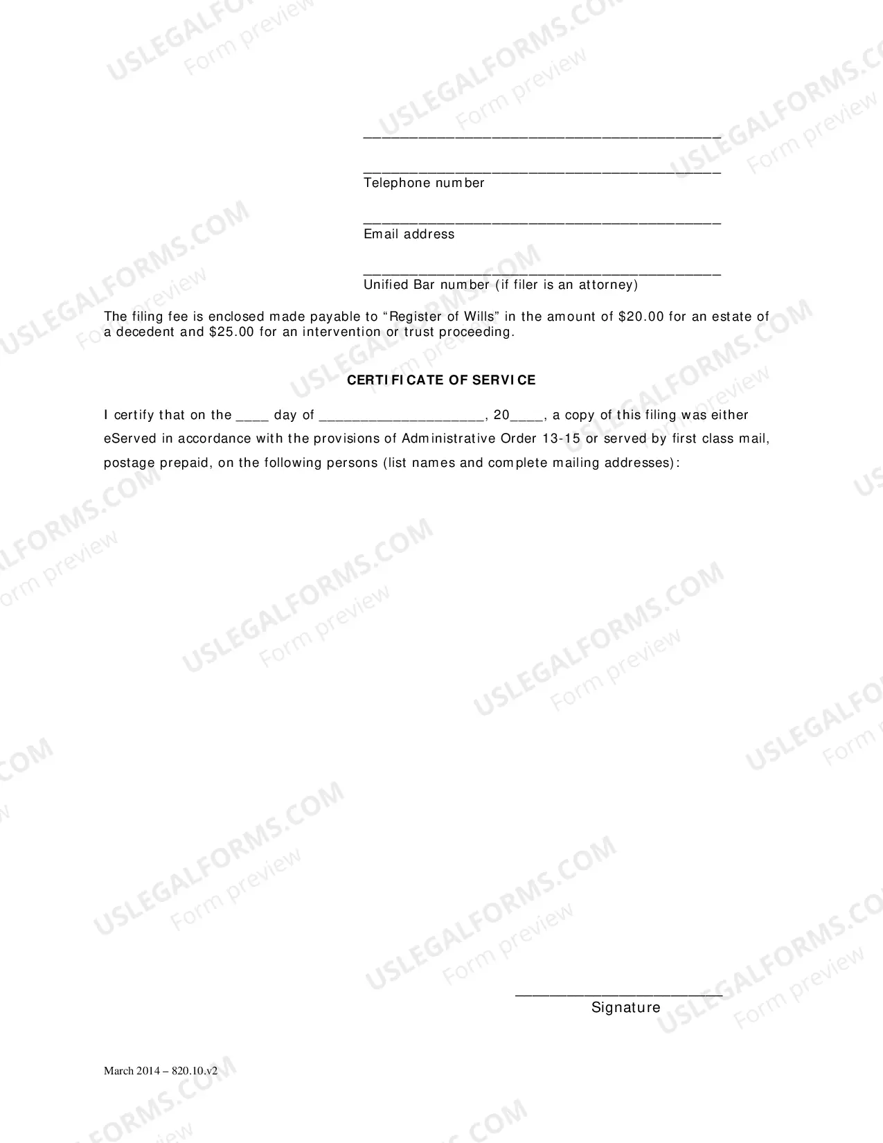 Preview Inventory and Accounting Form (Int)-Objection (Exception) To Account Or Inventory