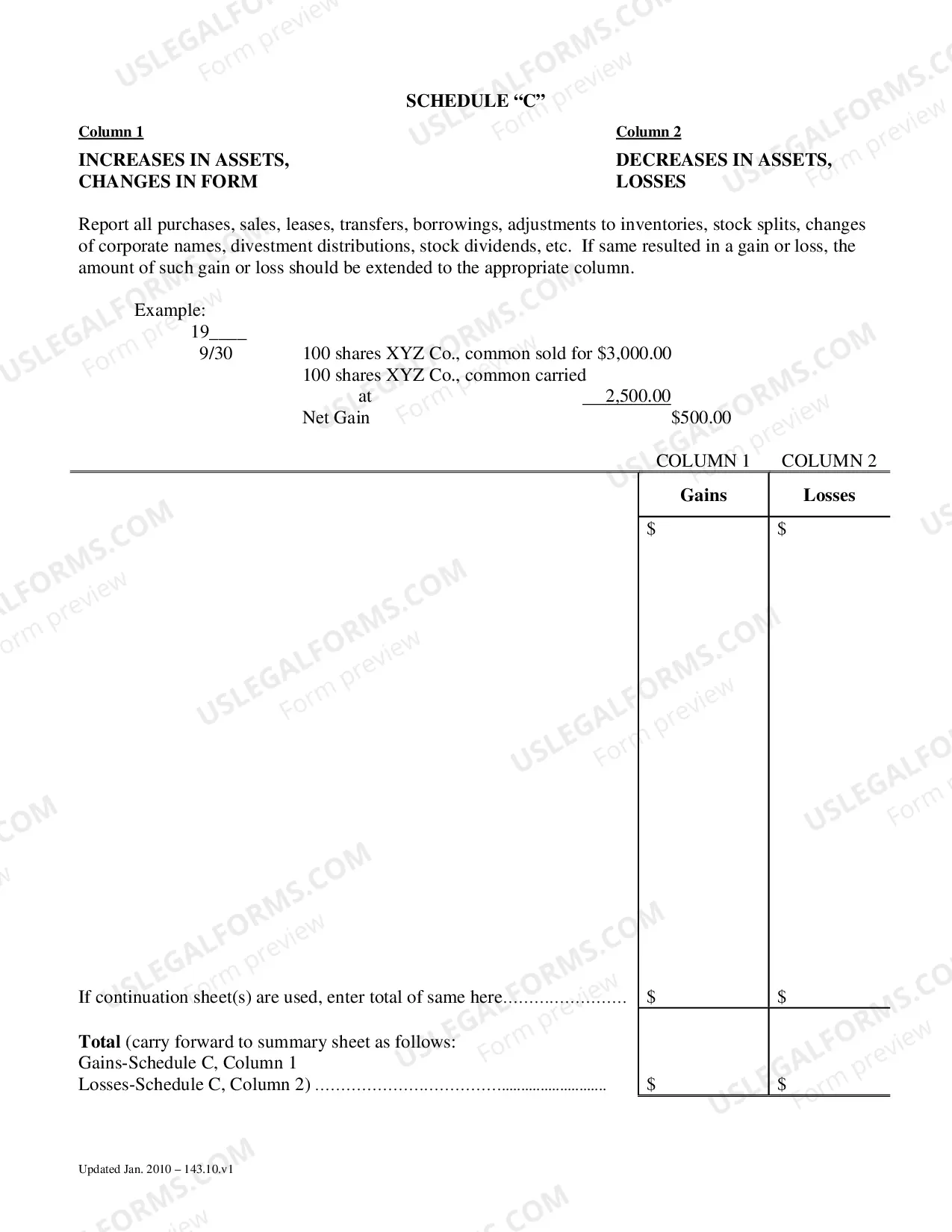 Preview Inventory and Accounting Forms (Adm)-Account and Order