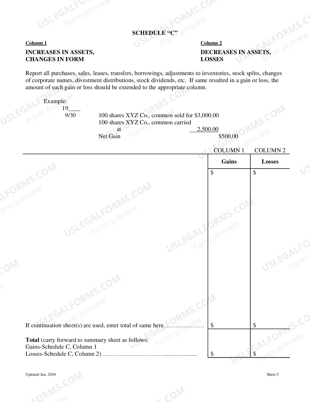 Preview Inventory and Accounting Forms (Adm)-Account and Order