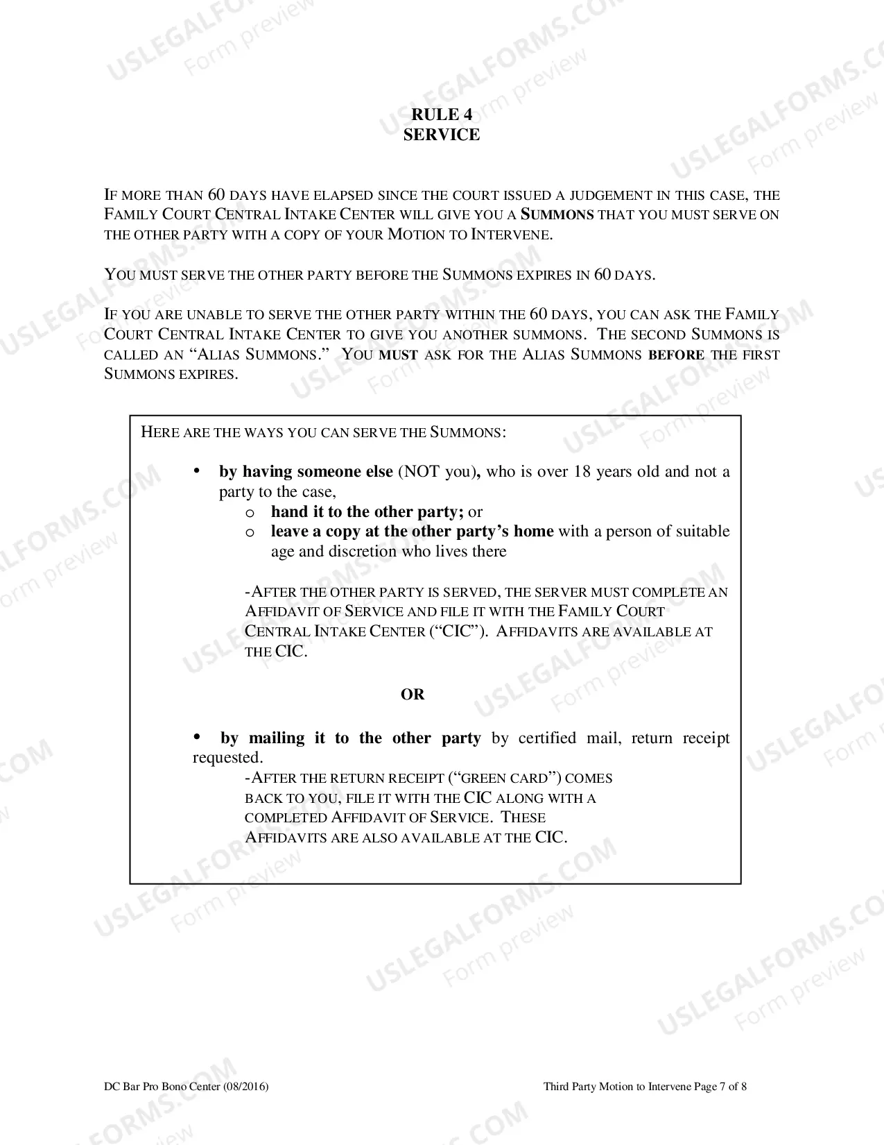 Preview Motion To Intervene In A Custody Case As A Third Party Custodian