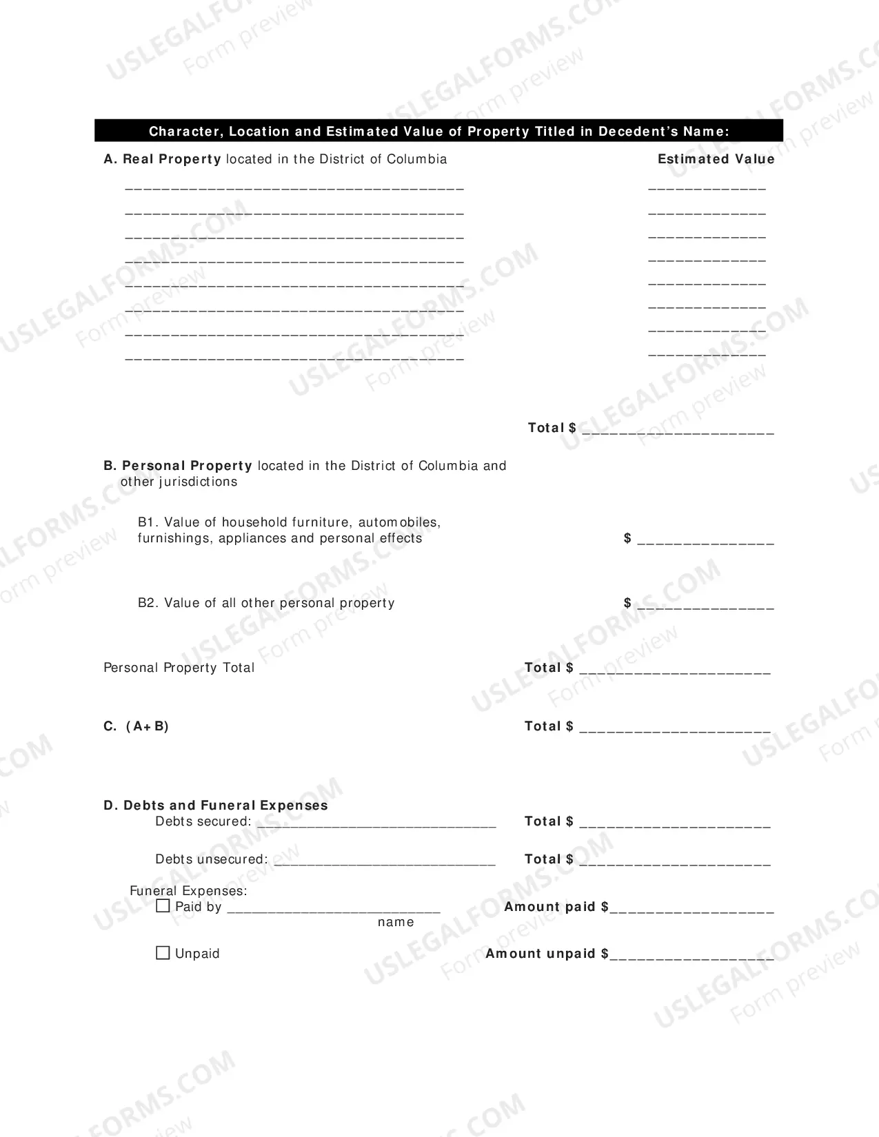 Preview Petition For Probate - For Decedents Dying On Or After July 1, 1995 To The Present