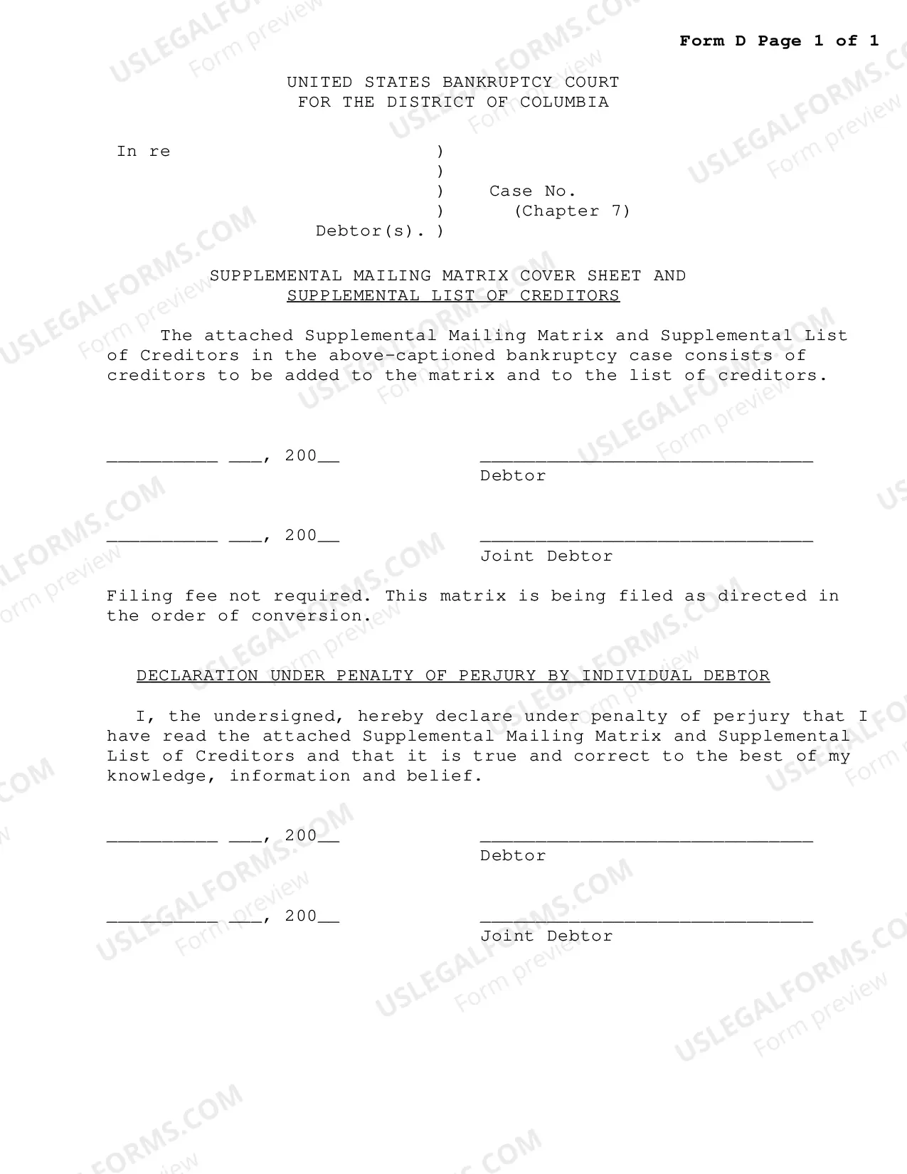 Preview Conversion Packet Chapter 13 To Chapter 7-Conversion Before Confirmation