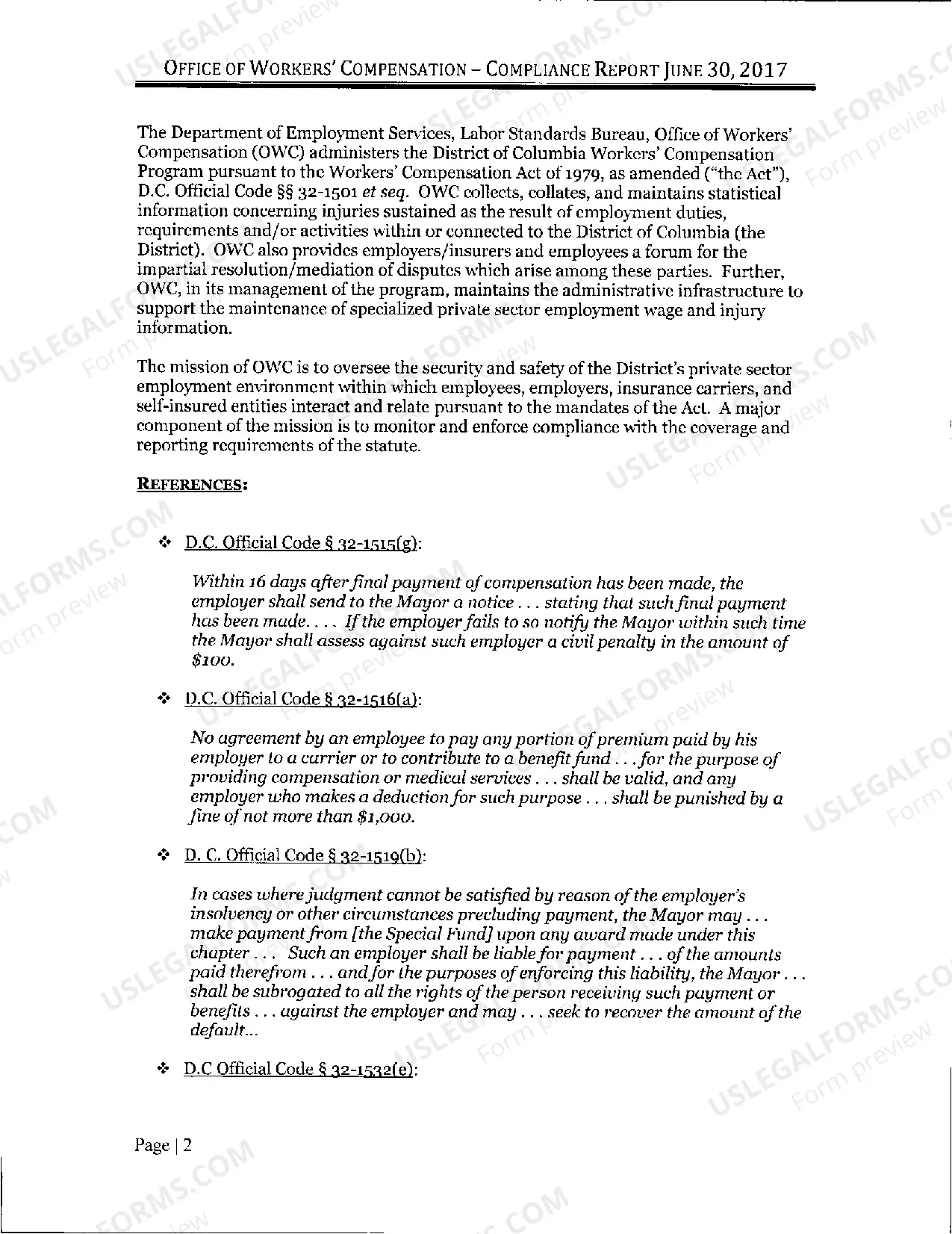 Preview Semi Annual Compliance Report