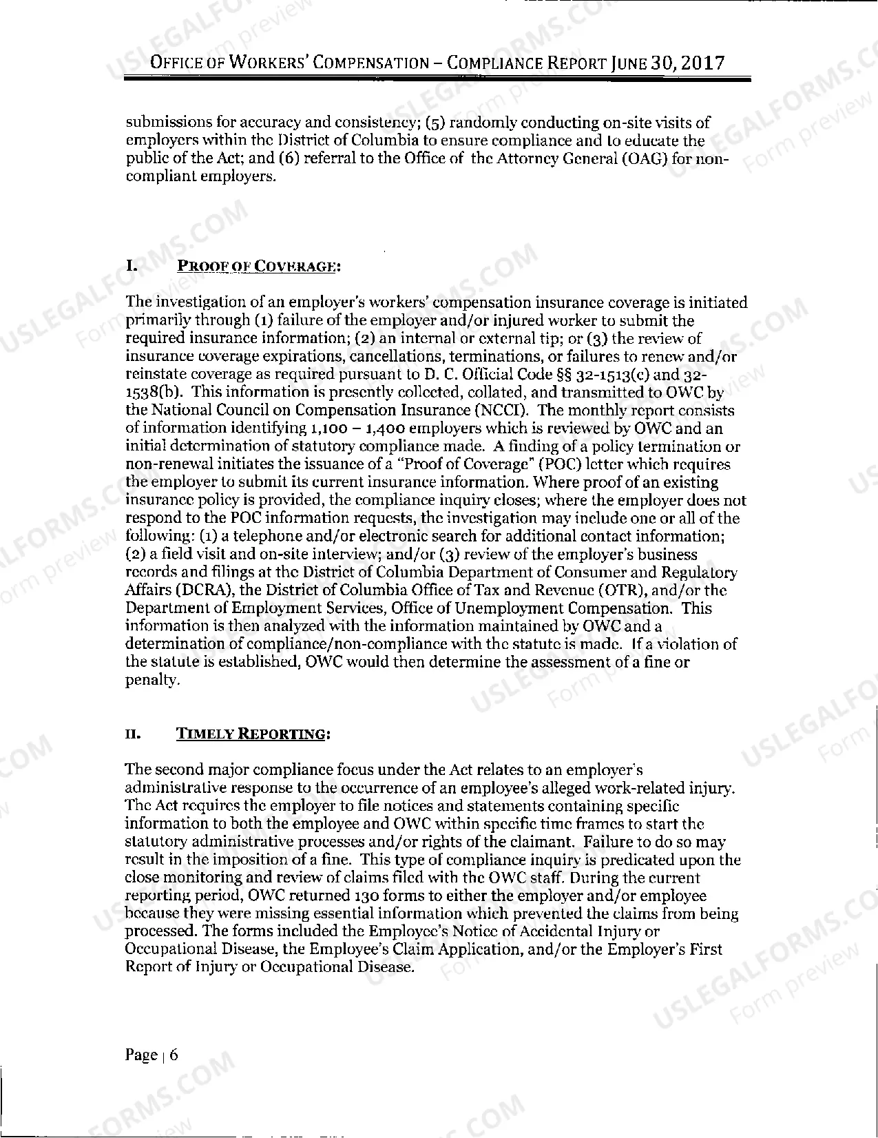 Preview Semi Annual Compliance Report
