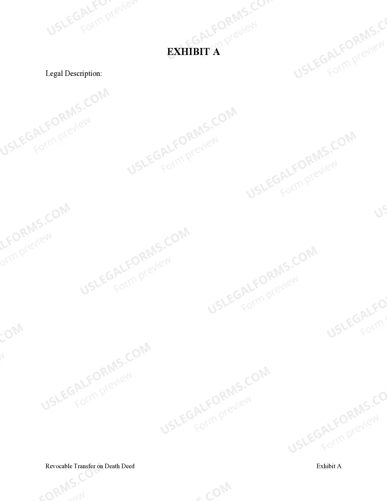 Preview Transfer on Death Deed or TOD - Beneficiary Deed for Individual to Individual