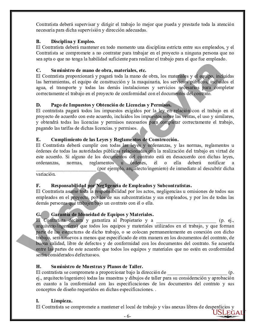 Preview Contrato Comercial para Contratista