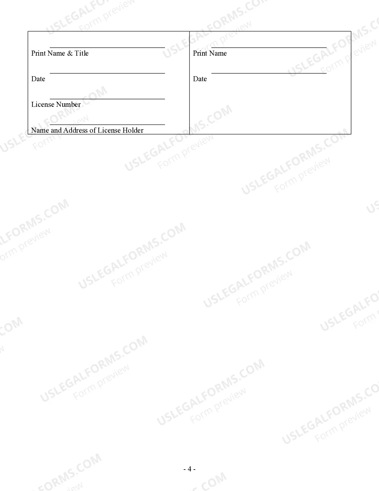 Preview Demolition Contract for Contractor