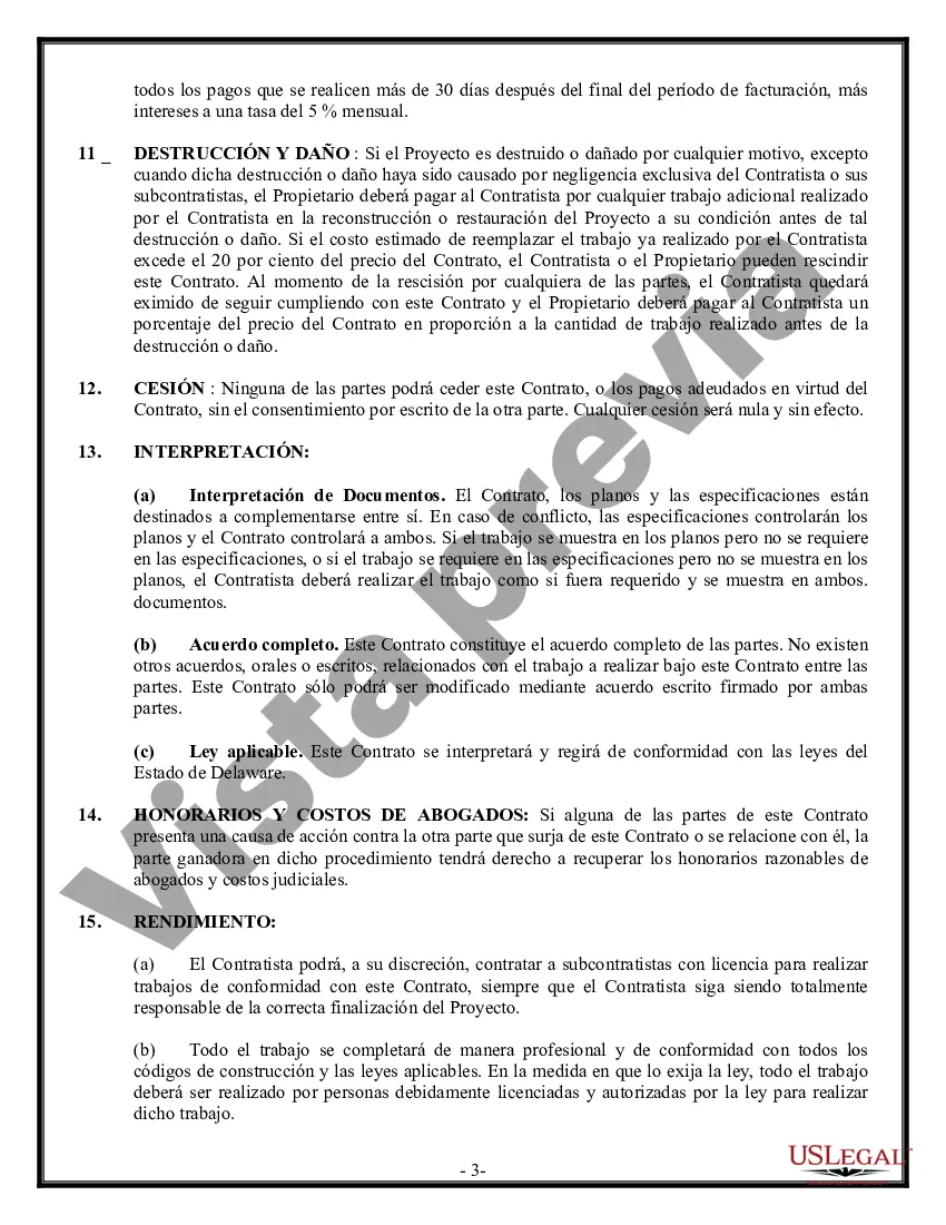 Preview Contrato de Drenaje para Contratista