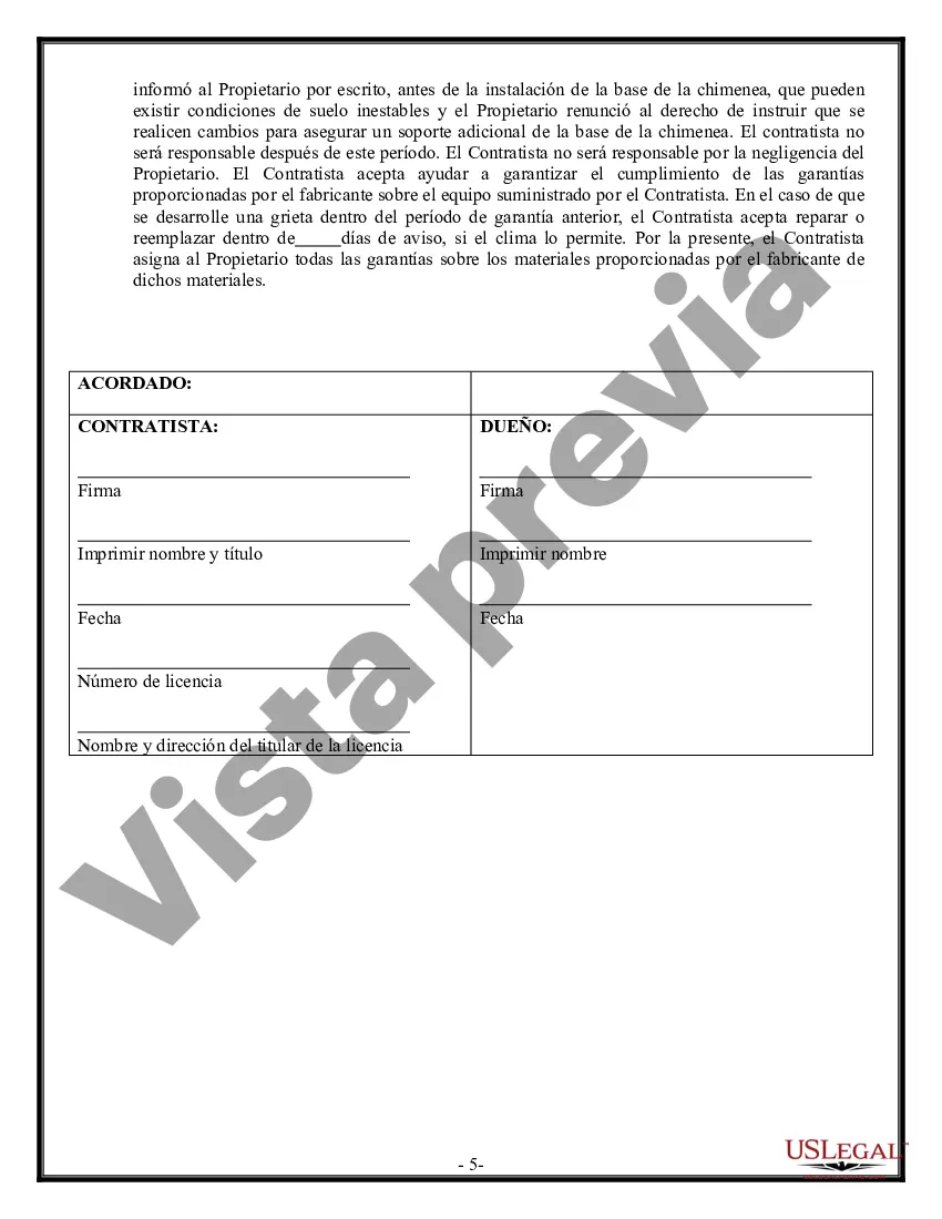 Preview Contrato de Fundación para Contratista