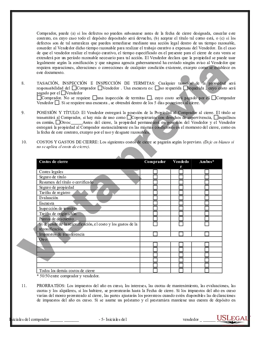 Preview Contrato de Compraventa de Bienes Inmuebles sin Corredor para Acuerdo de Venta de Casa Residencial