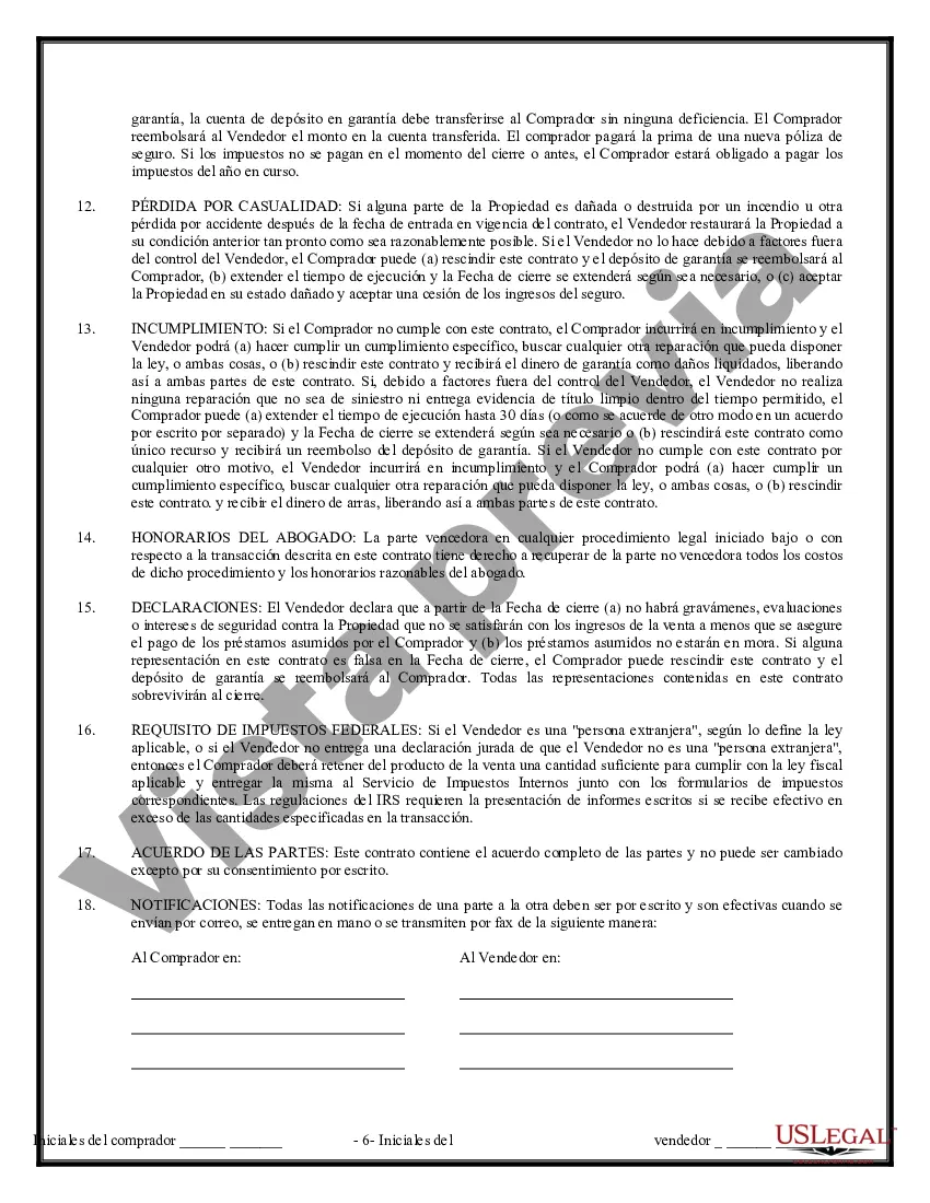 Preview Contrato de Compraventa de Bienes Inmuebles sin Corredor para Acuerdo de Venta de Casa Residencial