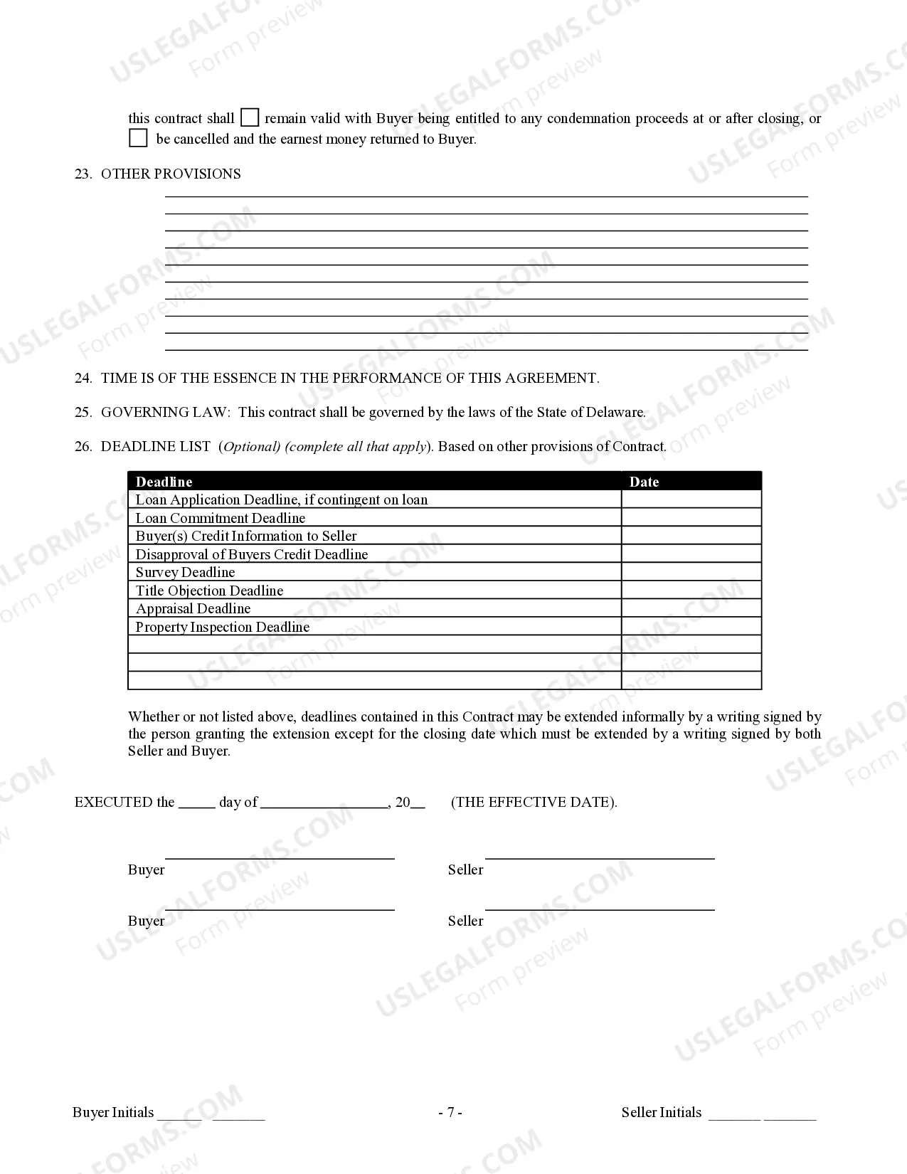 Preview Contract for Sale and Purchase of Real Estate with No Broker for Residential Home Sale Agreement