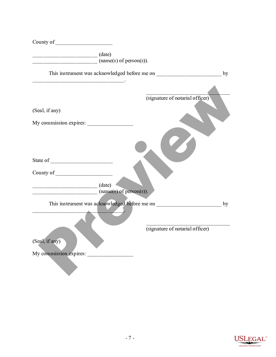 page 6 Delaware Prenuptial Premarital Agreement with Financial Statements preview
