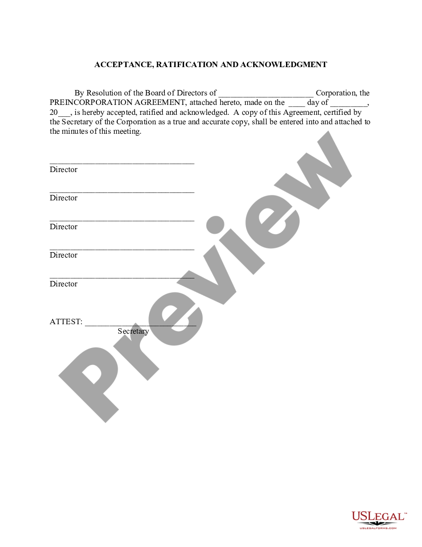 Incorporation Agreement Form Bc Us Legal Forms