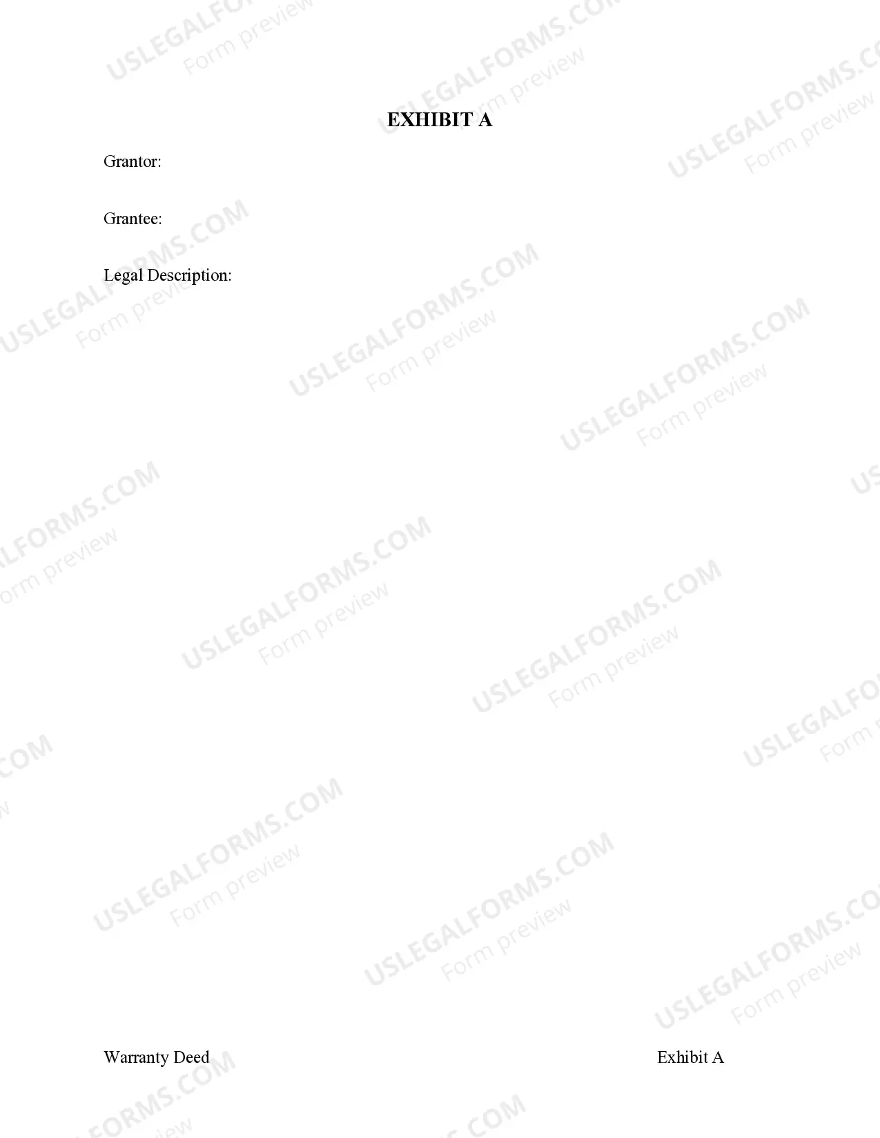 Preview Warranty Deed from Corporation to Corporation