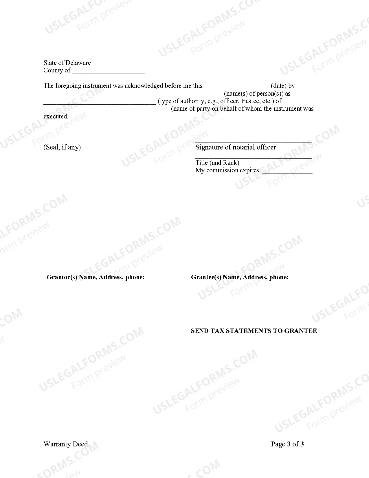 Preview Warranty Deed from Corporation to Two Individuals