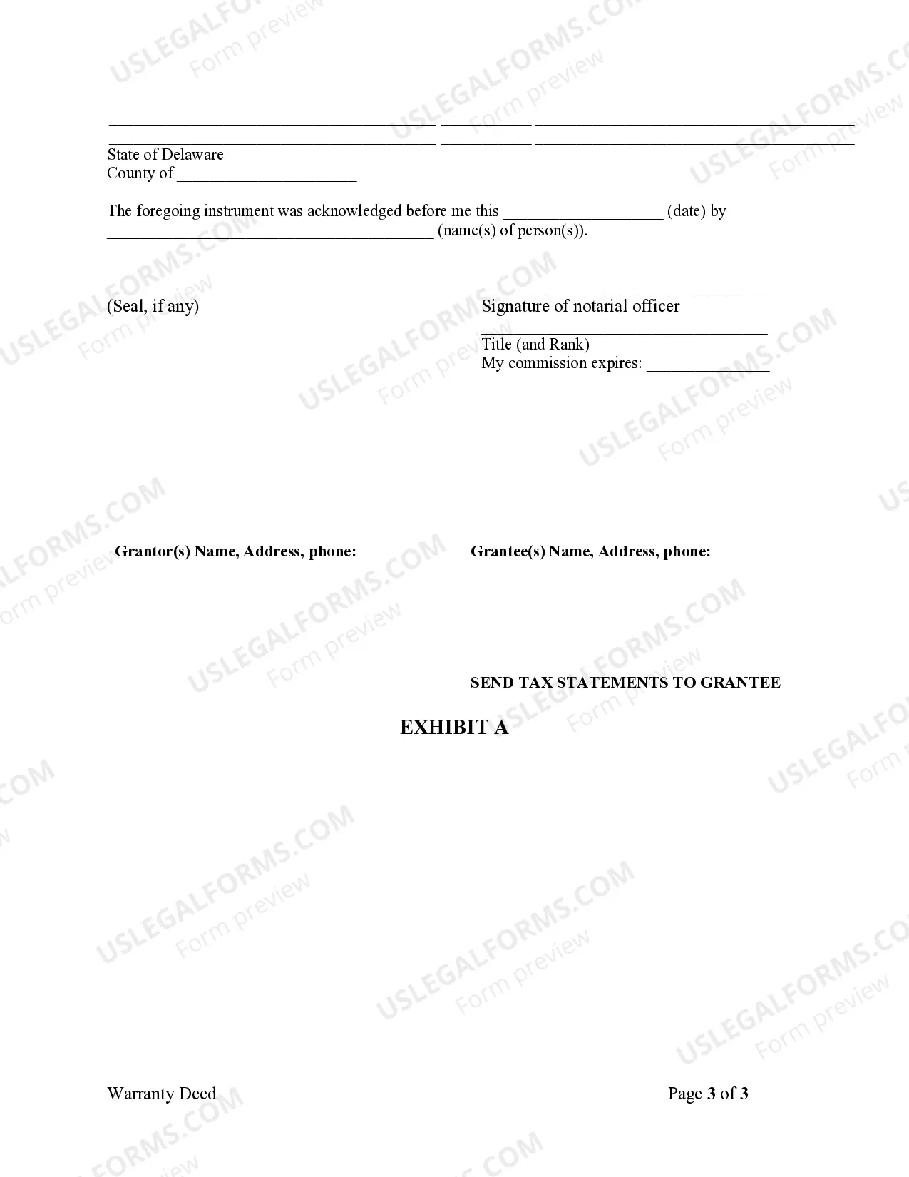 Preview Warranty Deed from Individual to a Trust