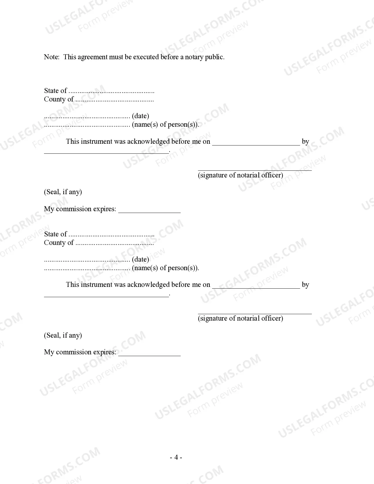 Preview Amendment to Postnuptial Property Agreement