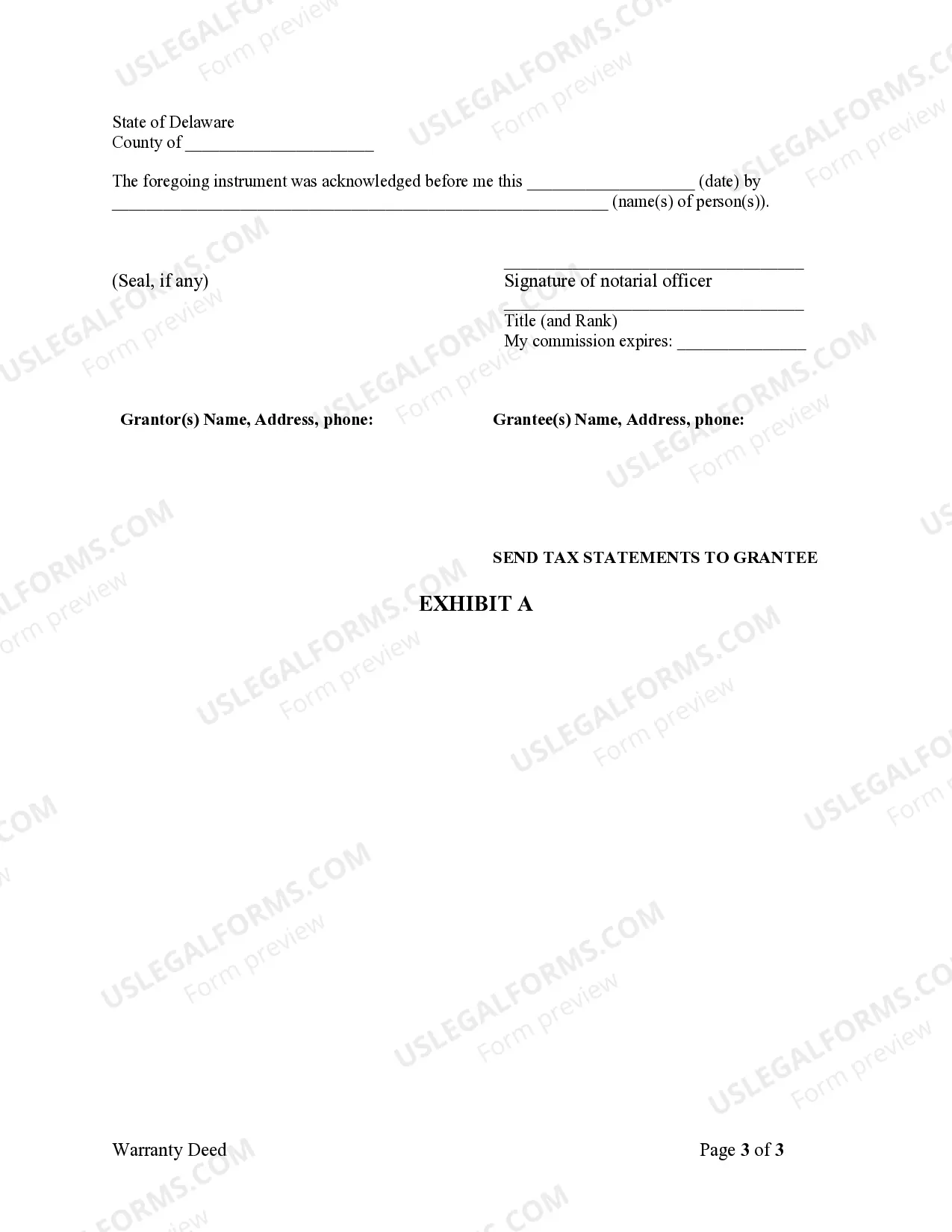 Preview Warranty Deed from Husband and Wife to an Individual