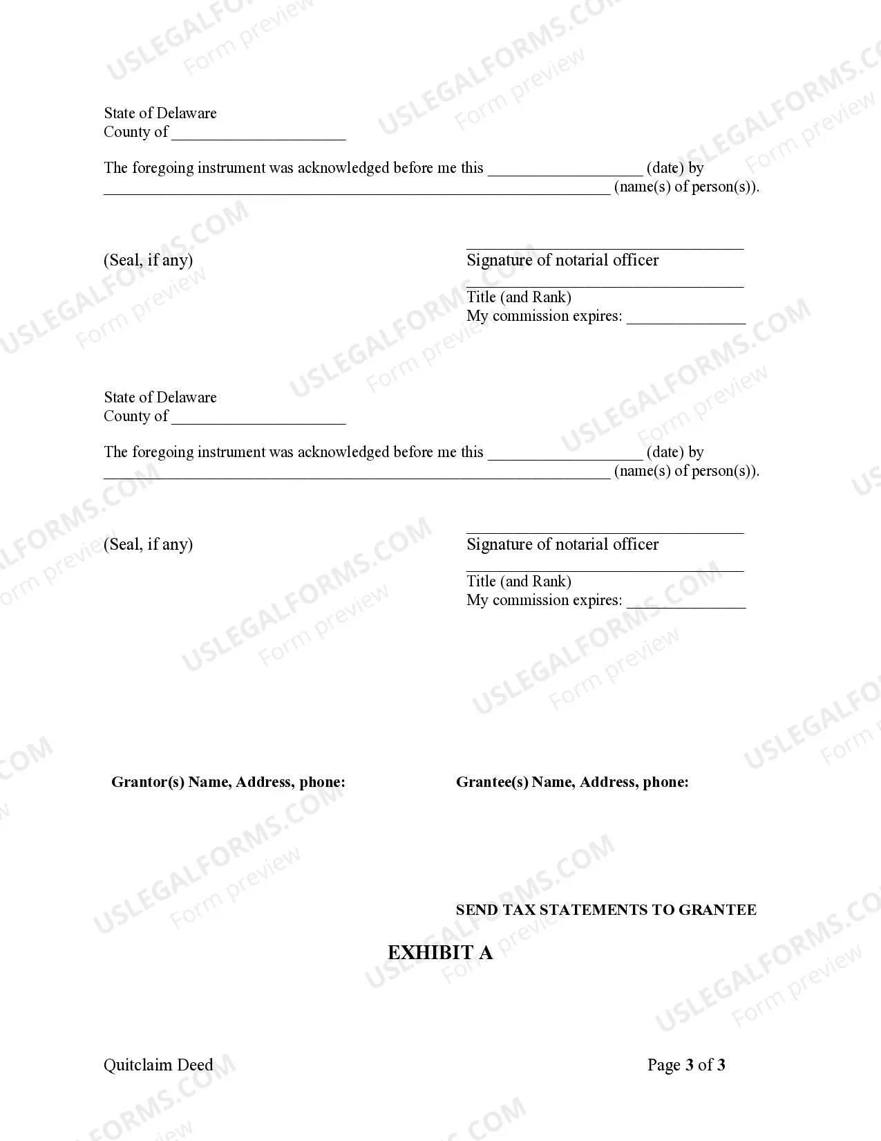 Preview Quitclaim Deed by Two Individuals to Husband and Wife