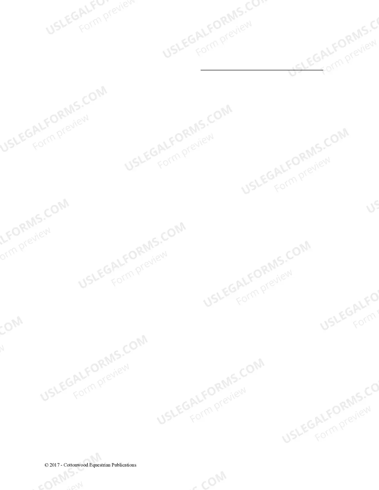 Preview Hauling Release and Waiver - Horse Equine Forms