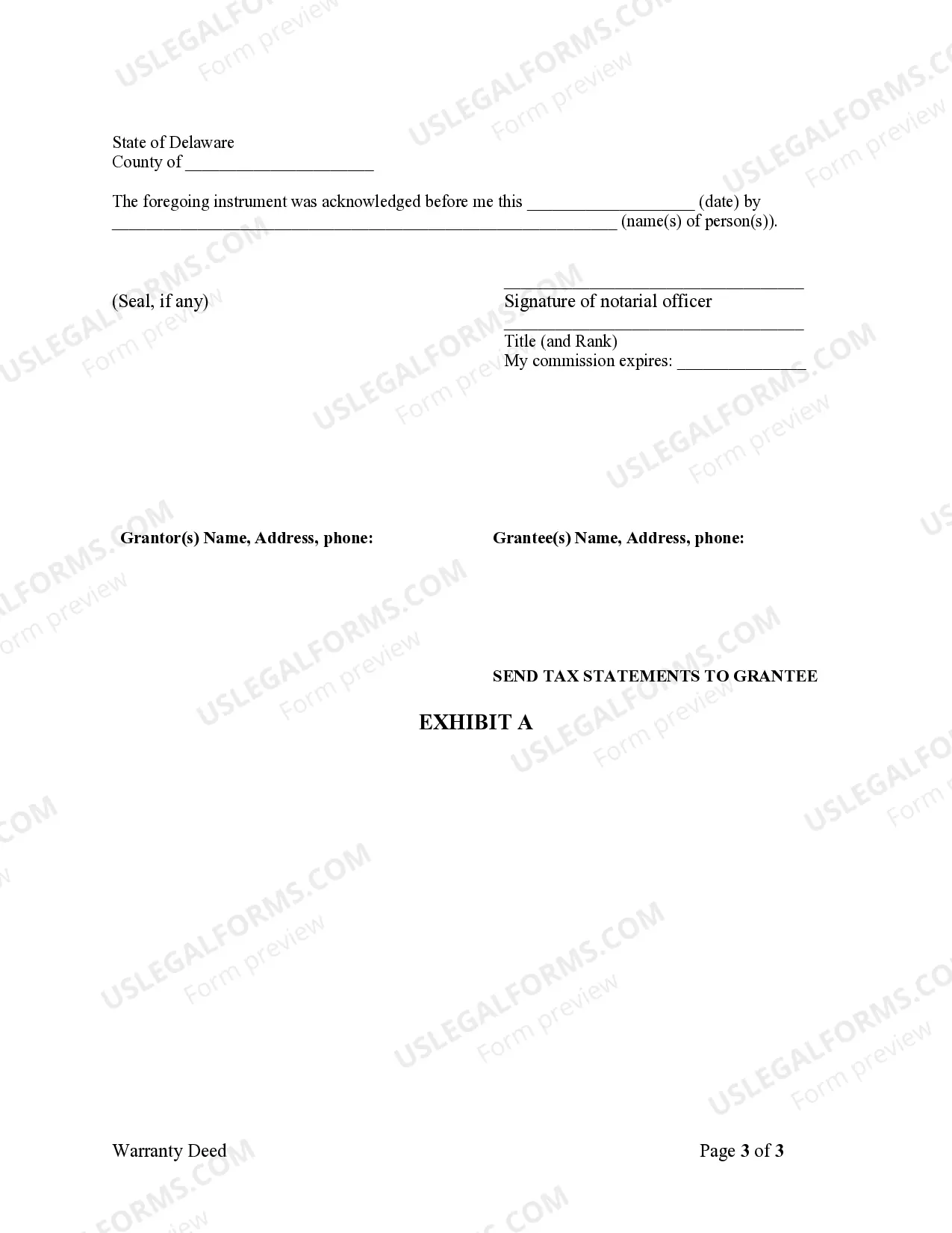 Preview Warranty Deed from two Individuals to Corporation