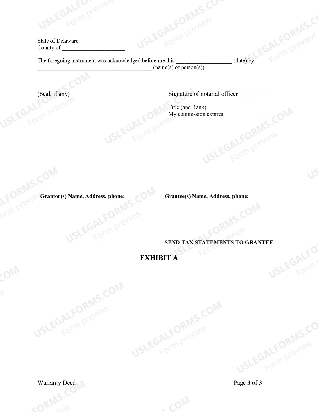 Preview Warranty Deed from Husband and Wife to Corporation