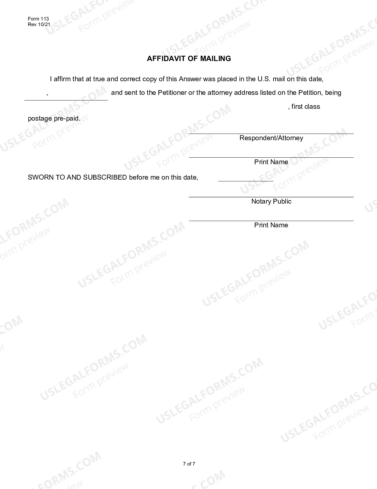 Preview Answer to Termination of Parental Rights Packet