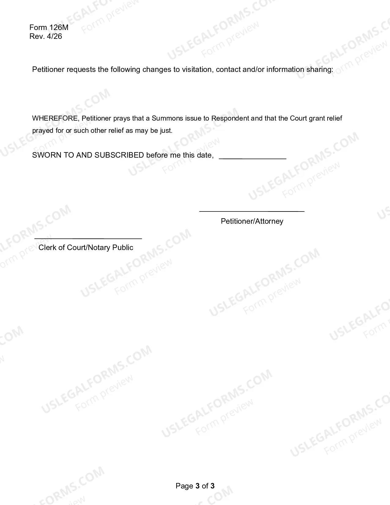 Preview Petition to Modify Permanent Guardianship