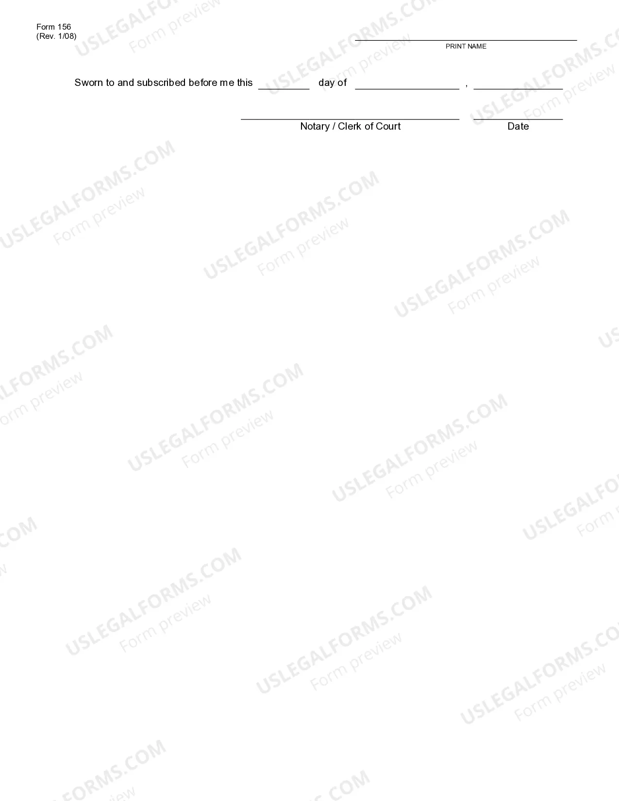 Preview Affidavit of Parentage
