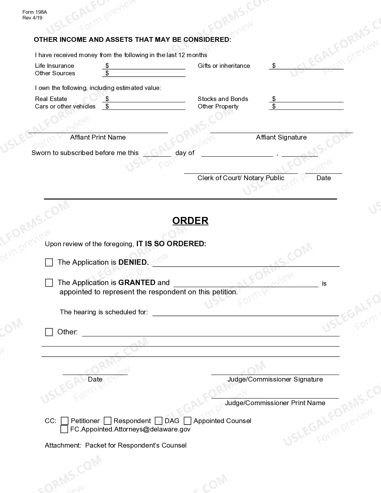 Preview Motion To Be Found Indigent and Request For Appointment of an Attorney in Child Support Proceedings