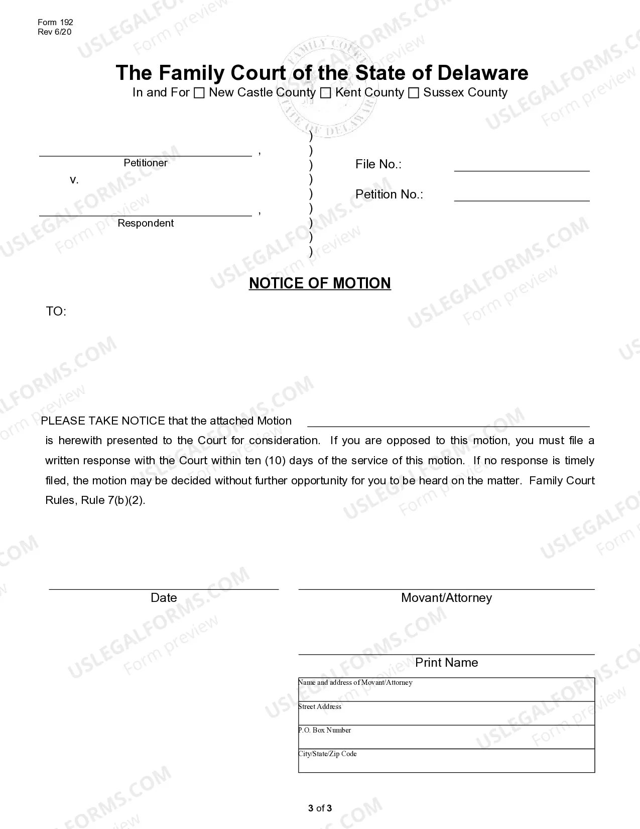 Preview Motion & Affidavit To Be Found Indigent & Request for Appointment of An Attorney in Dependency / Neglect Proceedings - In Forma Pauperis