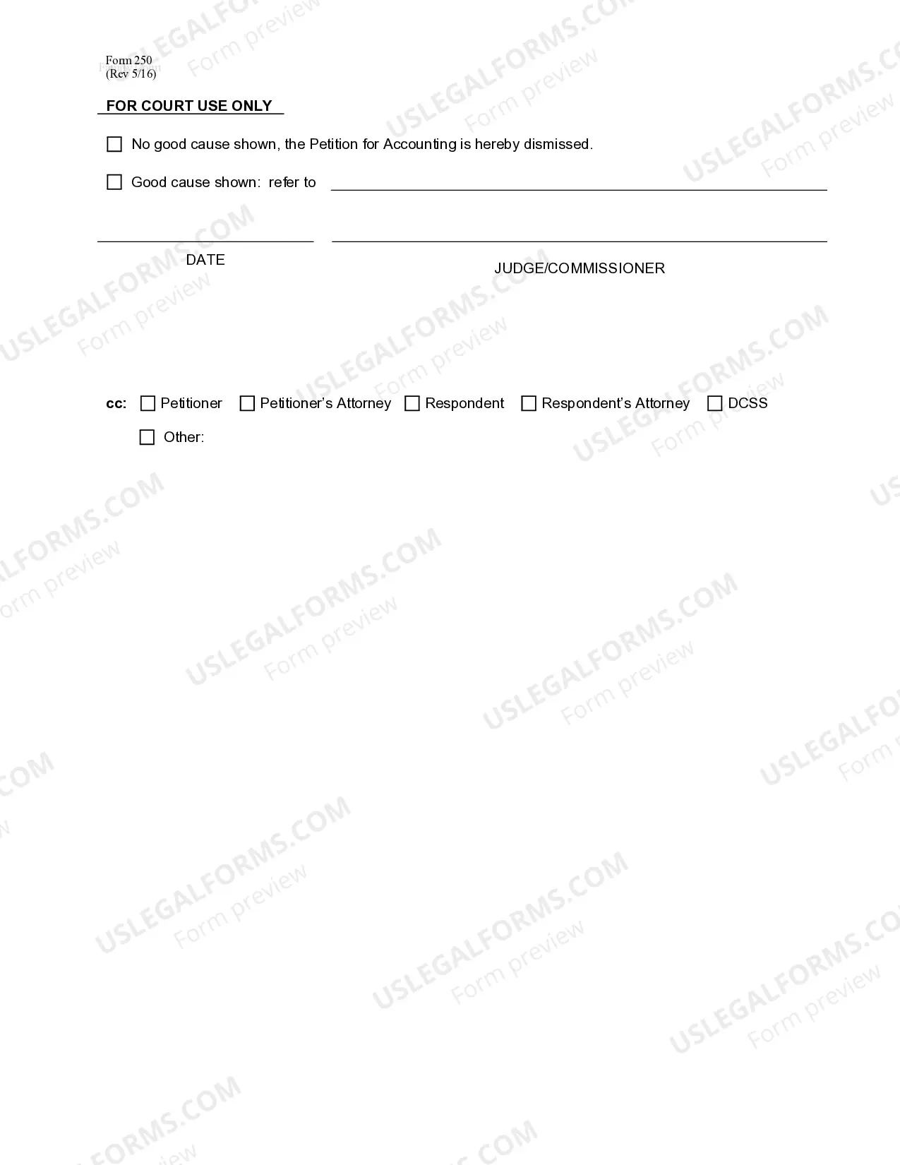 Preview Petition for Accounting of Support