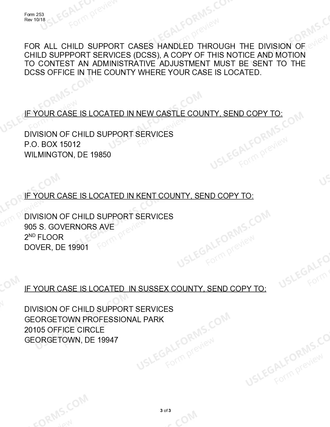Preview Motion to Contest an Administrative Adjustment