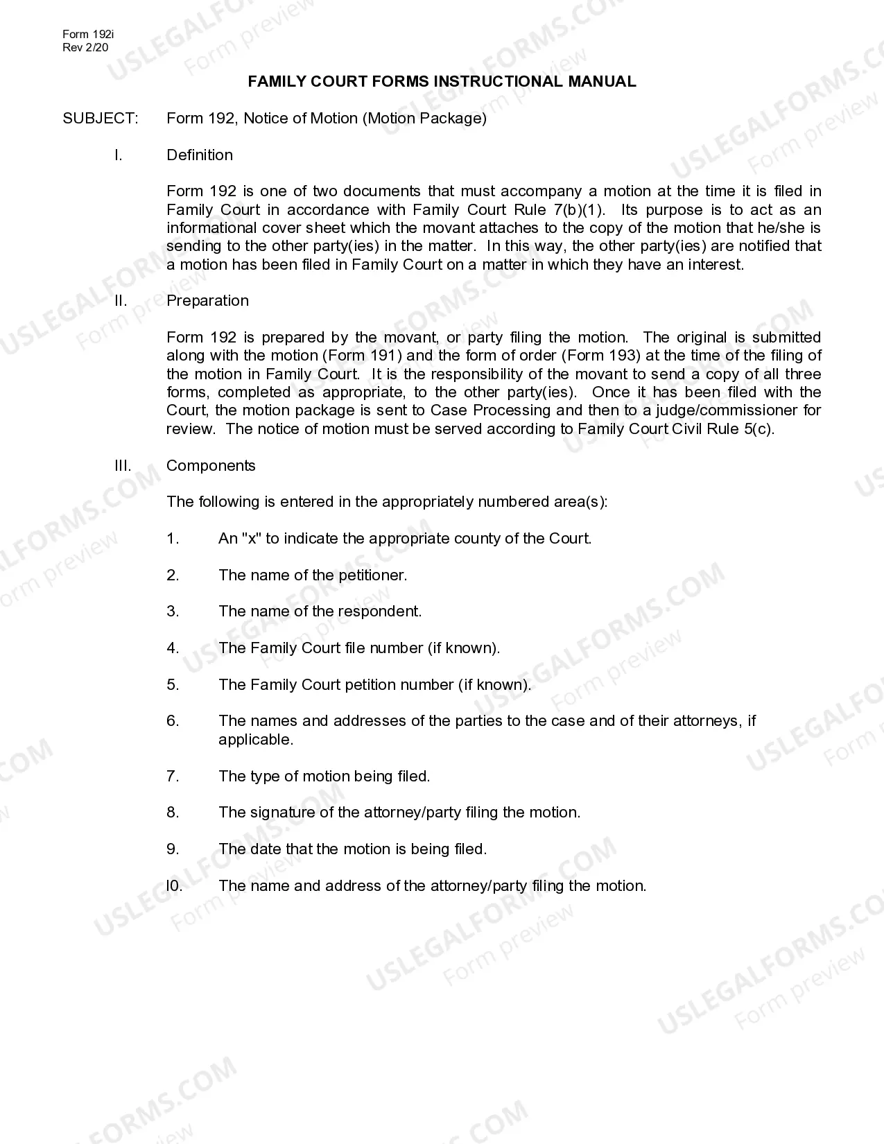 Preview Motion for Temporary Visitation