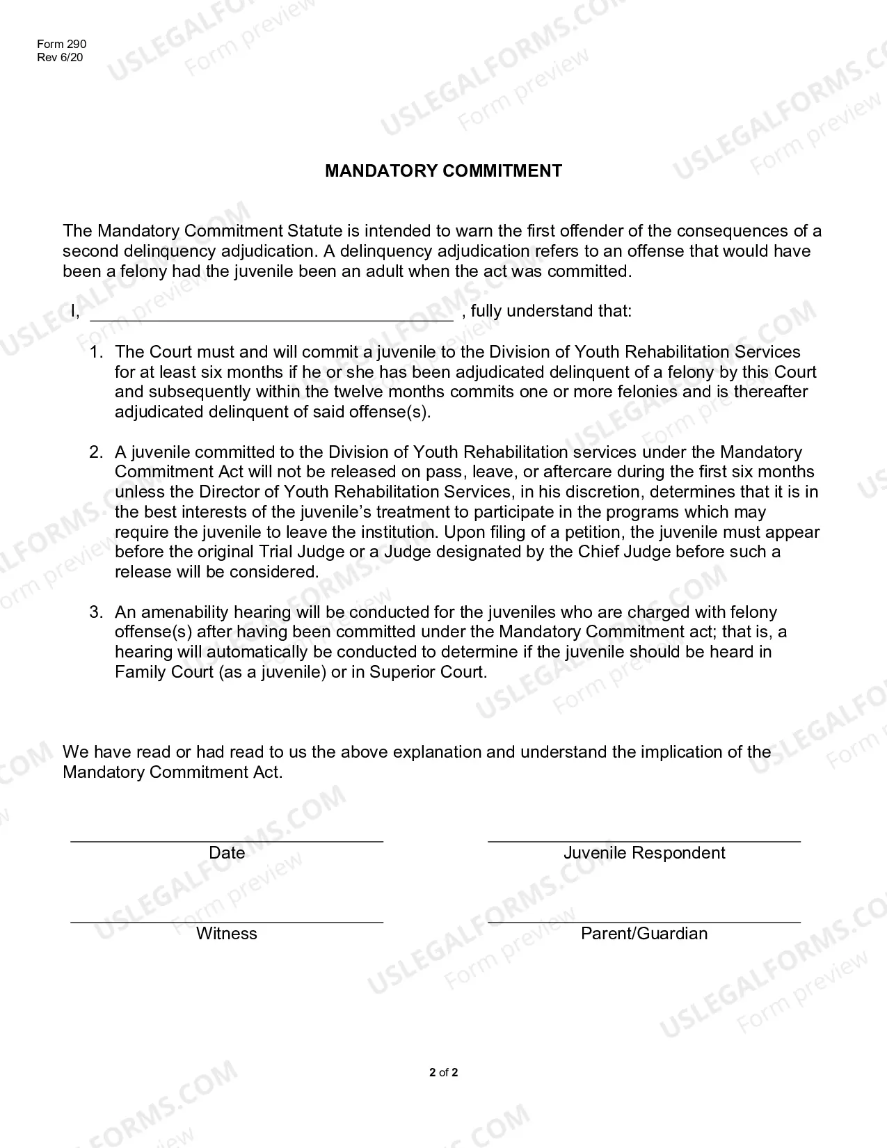 Preview Rights of Juveniles
