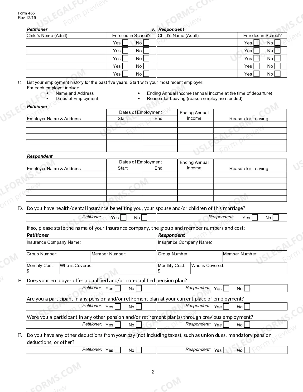 Preview Ancillary Financial Disclosure Report