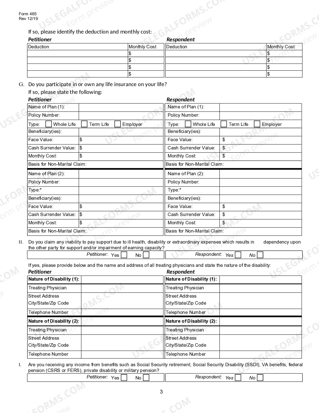 Preview Ancillary Financial Disclosure Report