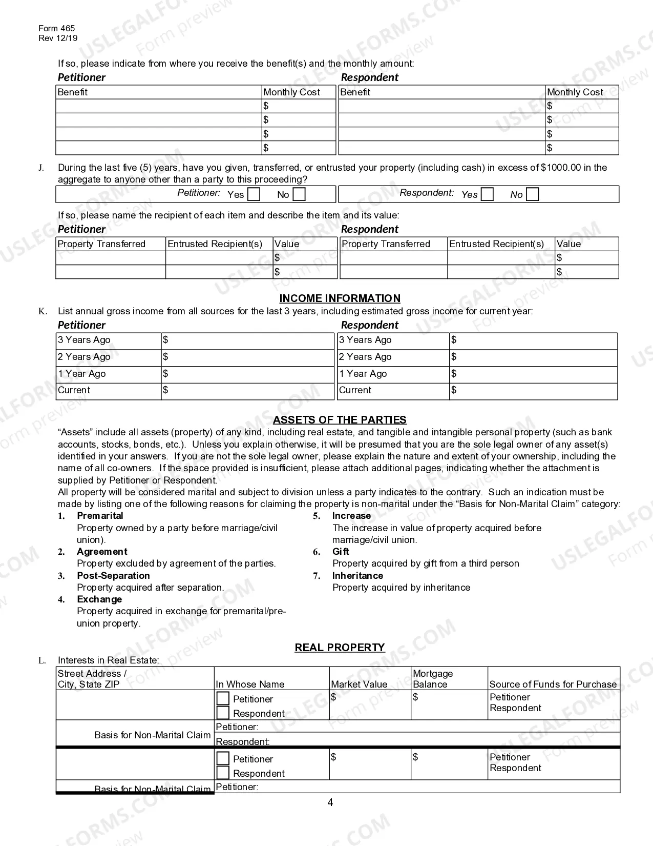 Preview Ancillary Financial Disclosure Report