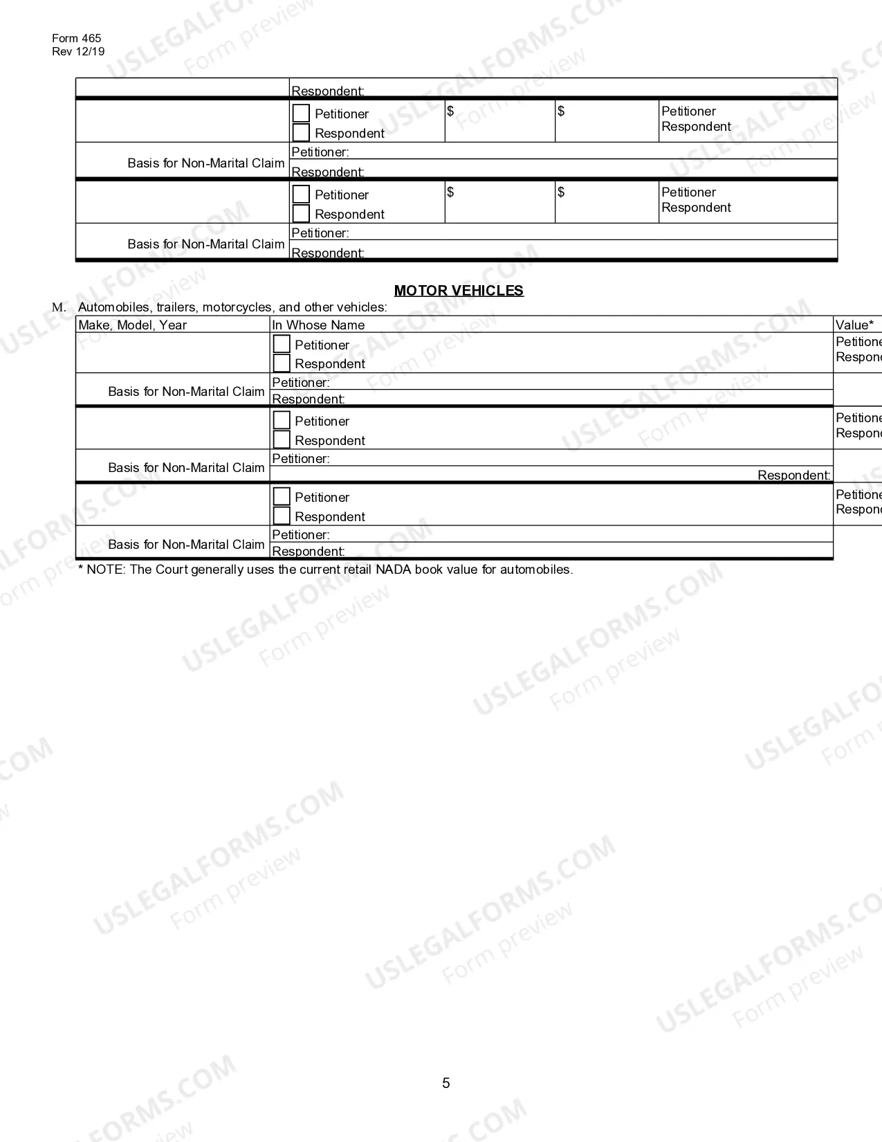 Preview Ancillary Financial Disclosure Report